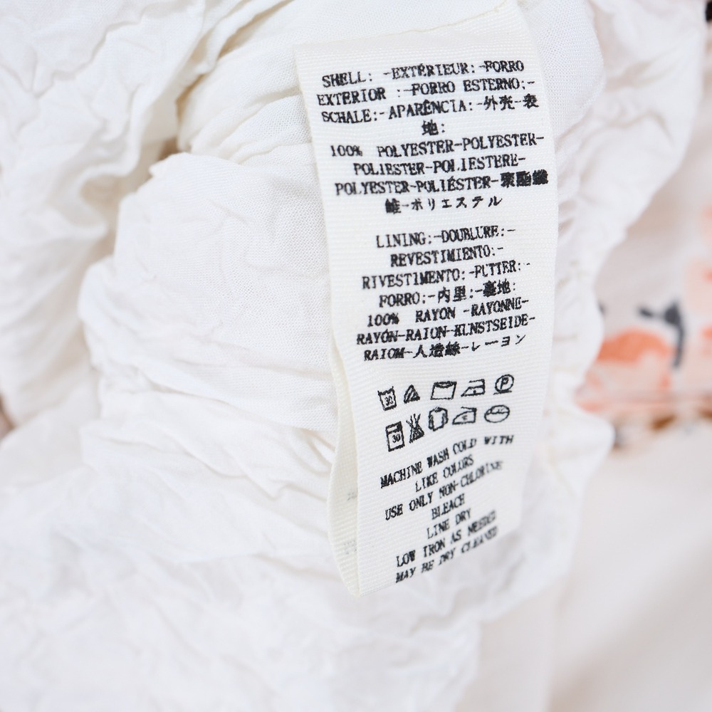 Free People All I Got Maxi Dress Butterfly Effect Floral Tiered Cream Pink 6 - Picture 11 of 13